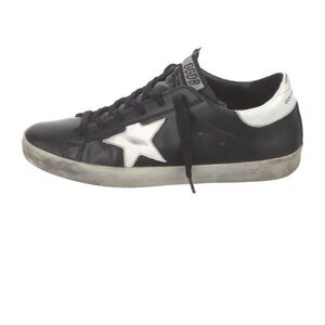 Golden Goose Black and White Star Sneakers